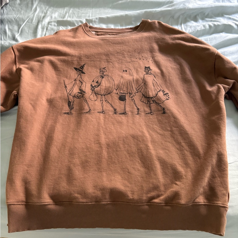 American Eagle Outfitters Tan Sweatshirt